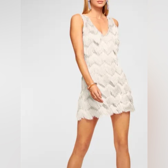 NWT Sz 8 & 12 Ramy Brook Xenia Fringe Dress - Picture 2 of 6